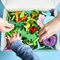 3-6 Years Old Toddler Toys - Flower Garden Building Toy with Insect Pegs